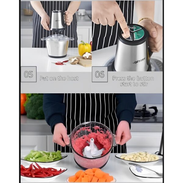 multifunctional 300w electric meat grinder chopper 3l