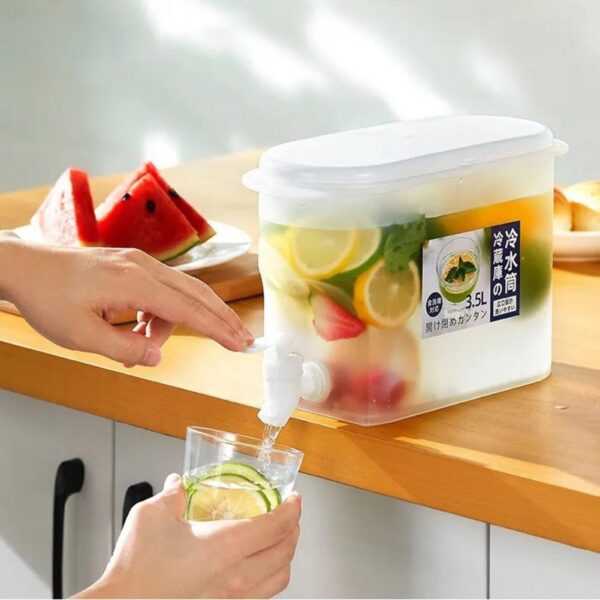 3.5l water jug with faucet lemon juice jug