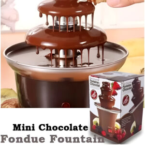 mini chocolate fondue fountain